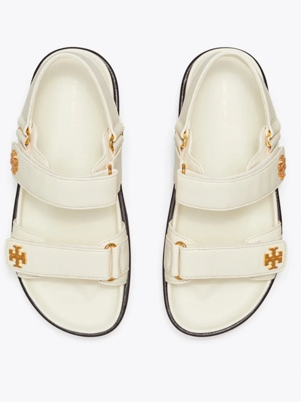 Tory Burch New Ivory Kira Sport Sandal